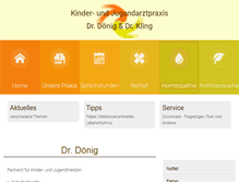 Tablet Screenshot of doenig-kling.de